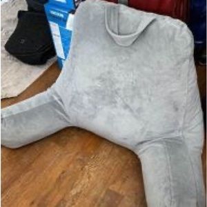 Milliard Reading Pillow with Shredded Memory Foam. Boyfriend pillow.